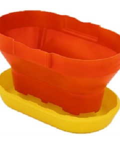 Starter Feeder Turbogrow 2S 3.5kg Orange Hopper/Yellow Dish